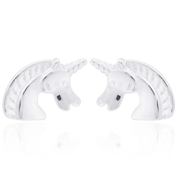 Copper Unicorn Earrings